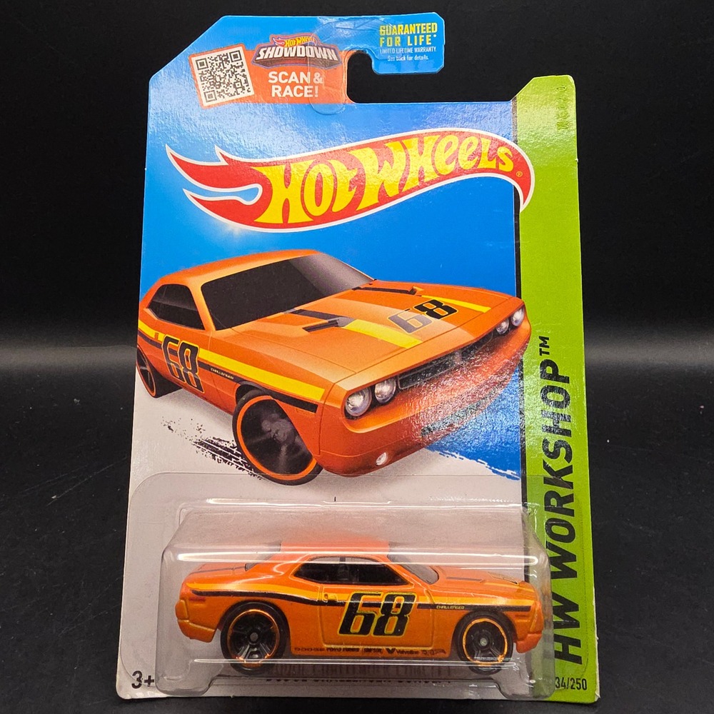 Hot Wheels Dodge Challenger Concept 68 Orange 2015 HW Workshop Muscle Mania